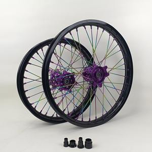 カスタムカラーアルミ合金電気ダートバイクスーパーモトホイールセットフィットSur Ronタラリアホイール用 - Product Image 4