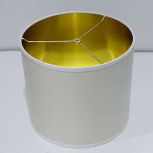 Tùy chỉnh khách sạn bán buôn Đèn bao gồm & Shades hình trụ hình bầu dục hình chữ nhật Vòng trống vải lanh Đèn bóng râm cho đèn bàn - Product Image 1