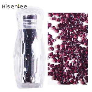 Nouveau Luxueux Micro-strass 3D 1,1 mm pour Nail Art, 3000 pièces, Non-thermocollant, Fond Transparent, en Cristal de Verre, Bouteille Elf - Product Image 6