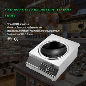Cuisson commerciale Plaque Premier Taux Cuisinière À Induction En Acier Inoxydable Avec 3500W Grande Puissance - Product Image 2