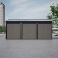 Garage mobile préfabriqué robuste pour voiture, atelier extérieur modulaire en panneaux sandwich, abri à outils et maison de réparation automobile