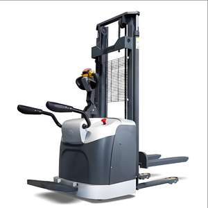 מלגזה חשמלית מלאה HZ עם סוללת ליתיום-יון, כושר הרמה 2000 ק\\\"ג, גובה הרמה 3.2 מטר, הנעה אחורית, הפעלה בעמידה, יעילות גבוהה, חדשה, למסחר קמעונאי - Product Image 2