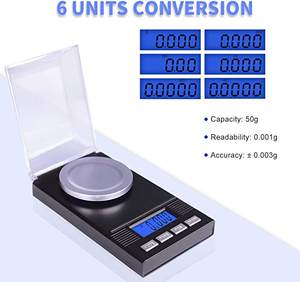 Hohe Genauigkeit 0,001g 100g elektronische Schmuck labor waage Diamond Gold Germ Medicinal Pocket Digital Milligram Scale <span class=keywords><strong>Balance</strong></span> - Product Image 4
