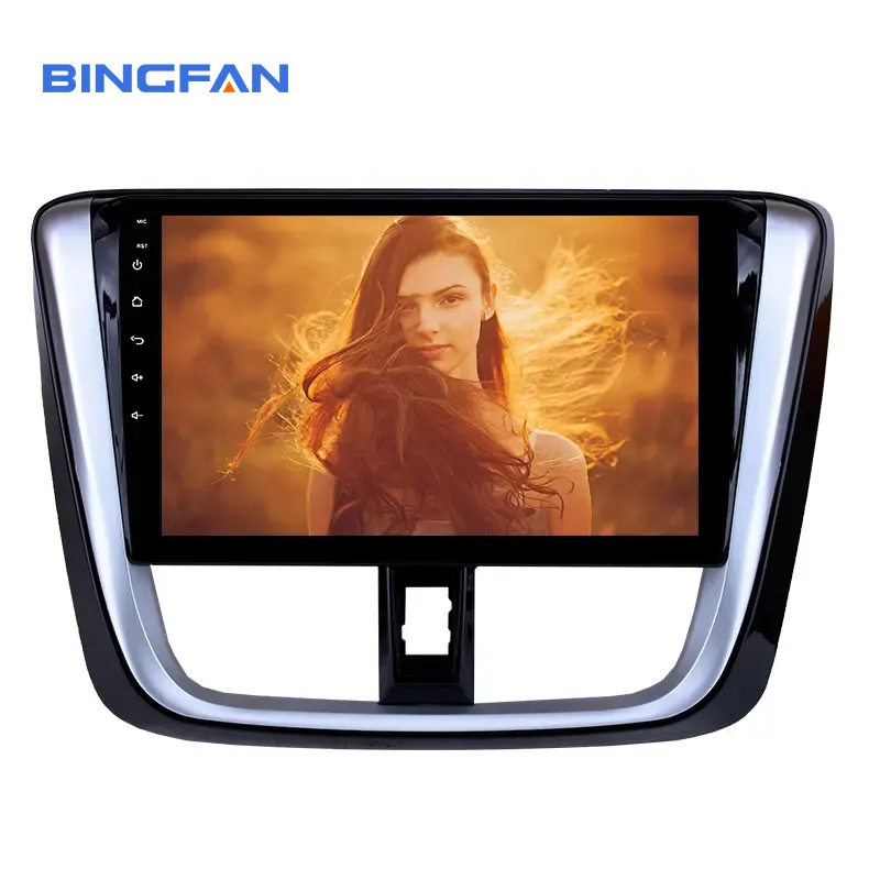 8 Core Car Dvd-speler Wifi 10 Inch 2 Din Ips Android 10 Auto Stereo Auto Dvd Monitor Voor Toyota vios Yaris 2014 2015 2016 2017