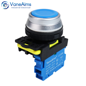 Vaneaims nút nhấn tạm thời LA36M-<span class=keywords><strong>10</strong></span> điện tự khóa chuyển đổi 30mm màu đỏ màu xanh lá cây màu xanh LA36M-10T - Product Image 3