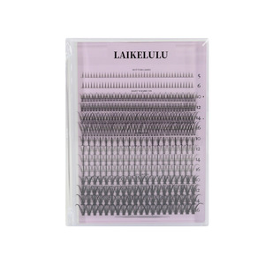 Cils entiers Laikelulu, épaisseurs mixtes, style queue de poisson, 30 brins, fabriqués sur mesure pour l'exportation en gros - Product Image 2