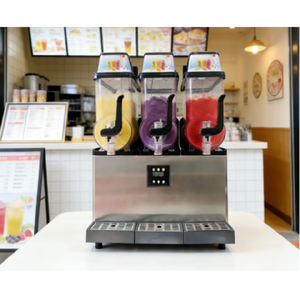 Machine à slush à double saveur avec contrôle numérique de la température pour les fêtes et les entreprises de restauration - Product Image 3