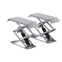 Mini élévateur à ciseaux hydraulique de faible hauteur pour équipement de levage de voiture de véhicule avec table d'ascenseur