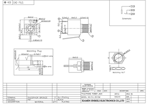 PJ-301EM PJ366ST <span class=keywords><strong>Prise</strong></span> audio <span class=keywords><strong>mono</strong></span> 3,5 mm <span class=keywords><strong>Prise</strong></span> <span class=keywords><strong>stéréo</strong></span> avec écrou hexagonal - Product Image 6