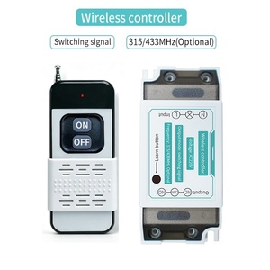 Kit de disjoncteur intelligent pour maison connectée, contrôleur monocanal pour lampe et moteur 220V, télécommande sans fil avec code roulant - Product Image 1