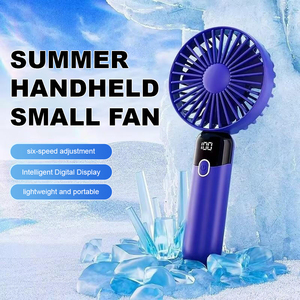 Hiện Đại Đơn Giản Trọng Lượng Nhẹ USB Có Thể Sạc Lại Nhỏ Mạnh Mẽ Mini Xách Tay <span class=keywords><strong>Fan</strong></span> 6 Tốc Độ Cá Nhân Cầm Tay Máy Tính Để Bàn <span class=keywords><strong>Fan</strong></span> Với Cơ Sở - Product Image 3