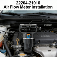 Capteur de débit d'air massique de haute qualité personnalisable en gros 22204-21010 22204-07010 22204-0D030 pour véhicules