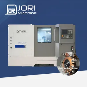 CNC torna merkezi DMTG DT40H eğimli yatak Cnc torna Dalian makinesi otomatik yaşam aracı taret Metal freze merkezi