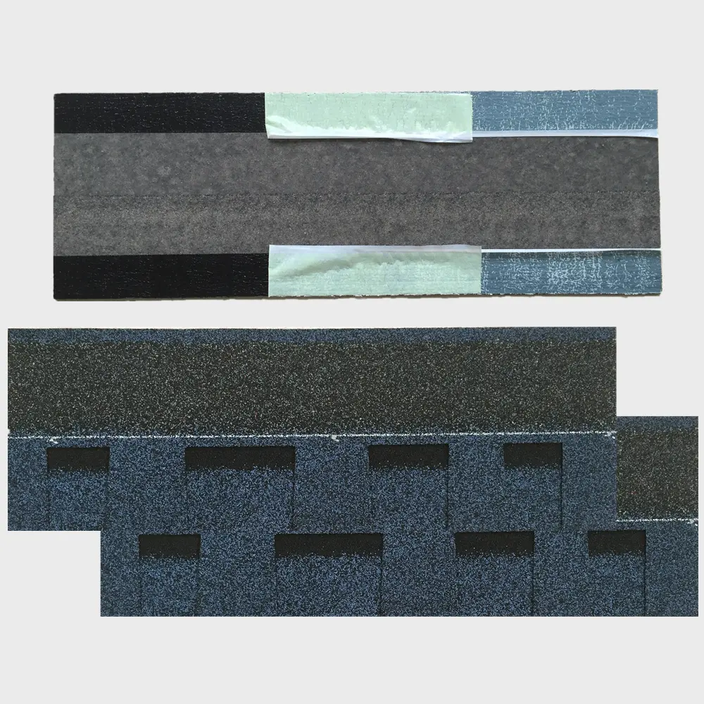 Double layer asphalt shingles for roof waterproof tile protection and decorative