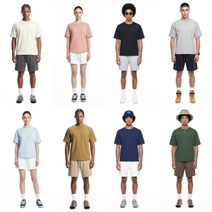 เสื้อยืดคอตตอนเนื้อสัมผัสนุ่มเย็นแบบ DTG สกรีนโลโก้ตามสั่ง น้ำหนัก 230GSM ทรงโอเวอร์ไซส์ ไหล่ตก สไตล์สตรีทแวร์ เสื้อยืดเปล่าสำหรับผู้ชาย ขายส่ง - Product Image 4