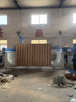 Machine de découpe à pont 5+2 axes Zeus pour granit et marbre, télécommandée, avec moteur, pompe à engrenages, scie à pierre CNC, roulement personnalisé