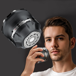Afeitadora Eléctrica Rotativa Recargable Magnética de Una Sola Cabeza para Hombre, Recortadora de Vello Facial y Corporal, Impermeable IPX6, Tipo C, para Uso en Autocaravanas - Product Image 2
