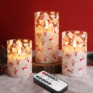 Mermei của 3D thực sự ngọn lửa trắng Pin hoạt động trà ánh sáng <span class=keywords><strong>LED</strong></span> trà ánh sáng - Product Image 2