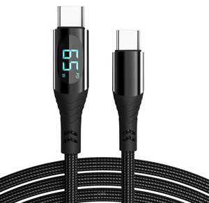 Câble <span class=keywords><strong>de</strong></span> <span class=keywords><strong>charge</strong></span> rapide USB-C vers USB-C tressé en nylon haute vitesse 65W à <span class=keywords><strong>prix</strong></span> d'usine pour <span class=keywords><strong>iPhone</strong></span> 17 Samsung S26 - Product Image 1