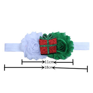 New Christmas Style Baby Stirnband Kinder alte Blume Spleißen Cartoon-Muster aus strap azier fähigem Nylon - Product Image 4