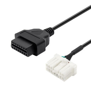 Auto 12 12pin Tot 16pin 16 Pin 16 Pin Obd2 Verbind Lijn Auto Obd Diagnostische Connector Adapterkabel Voor Tesla Model X S 2012-2015 - Product Image 2