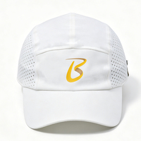 Gorra Deportiva Unisex Ligera de 6 Paneles con Malla y Ventilación Cortada con Láser de Secado Rápido