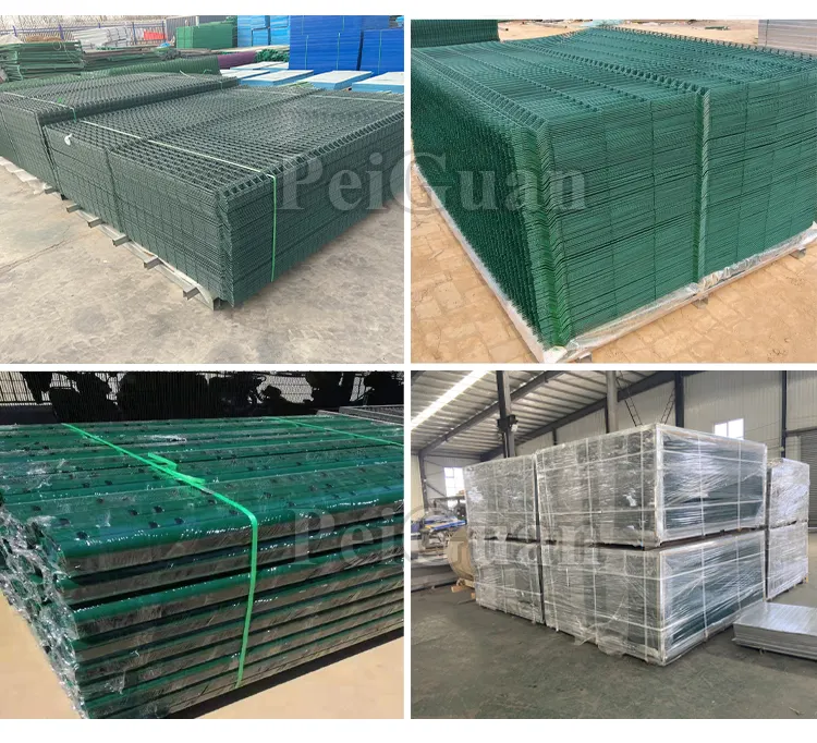 High quality Factory Sale Cheap Garden Galvanized Fences and 3D Welded Wire Mesh Fence Panel Farm Welded Wire Mesh Panel Fencing