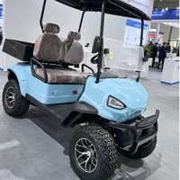 Nouvelle voiturette de golf électrique 4 places, batterie lithium 48V, vitesse de 30 km/h et autonomie de 70-90 km, pour les terrains de golf et les excursions