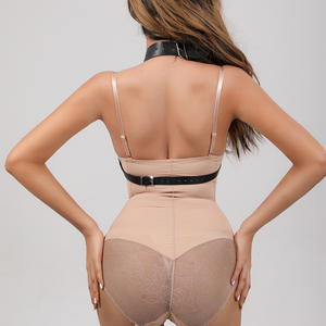 女性の革のブラハーネスセクシーなランジェリーストラップボディトップ調節可能なパンクボンデージゴスセクシーなスレーブコスチュームBdsm - Product Image 5