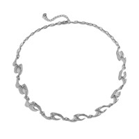 Collier en alliage de zinc doré de style hip hop Chaînes de cou épaisses à motif de cœur à la mode pour hommes/femmes à la mode ou en cadeau