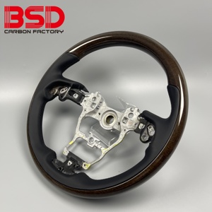 Volante Personalizzato in Legno di Pesco per Toyota Prius 50 <span class=keywords><strong>2016</strong></span>-2022 e <span class=keywords><strong>Mirai</strong></span> 10 2015-2020 - Product Image 3