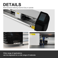 MOMOTECH Novidades 24 polegada cabeças duplas auto adesivo contorno vinil plotter máquina de corte plotter