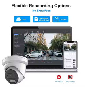 Caméra de sécurité IP Anpviz US Stock 8MP, type tourelle, PoE, extérieure, F1.0, VCA, MD 2.0, double éclairage IR et couleur, WDR 130 dB, H.265+, PoE - Product Image 4