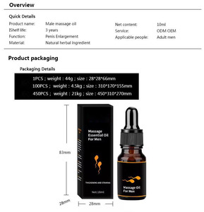 Extrait de Plantes Pur Huile de Massage pour Bébé BIDICK pour Hommes - Product Image 2