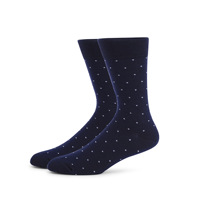 Calcetines de vestir para hombre con diseño de puntos, calcetines de vestir con rayas alegres y diseño de colores en bloques