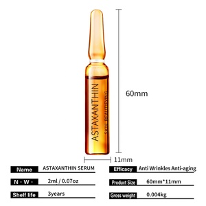 Soins de la peau de marque privée hydratant blanchissant Anti-rides nicotinamide acide hyaluronique astaxanthine sérum pour le visage - Product Image 1