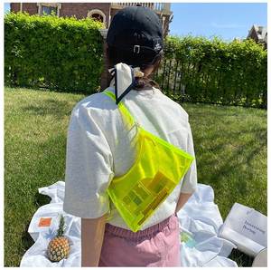 Phụ Nữ Của Chất Lượng Cao PVC Túi Xách Thạch Trong Suốt Túi Với Hai Tay Cầm Mở Đóng Cửa Vai Túi Thời Trang Phong Cách Đơn Giản - Product Image 6