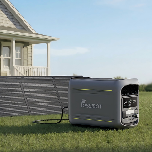 Fossibot F1800 Lifepo4 Portable Power Station 1800W Pure Sine Wave Ups Emergency Power Backup for Home Use/ Outdoor Camping