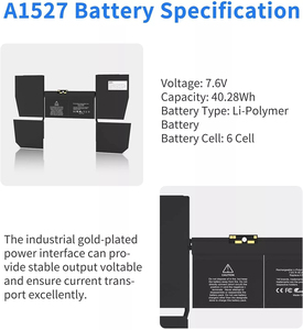 <span class=keywords><strong>Batterie</strong></span> de remplacement pour MacBook A1527 8/9/10/12 pouces, version début 2015/2016 mi 2017, <span class=keywords><strong>prix</strong></span> d'usine, batteries numériques - Product Image 6