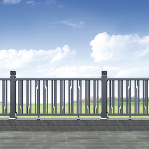 Modern tasarım açık alüminyum bahçe çit Villa teras için küpeşte lazer kesim plaka korkuluk balkon korkuluğu - Product Image 4