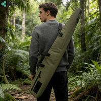 Étui de transport pliable en TPU souple pour fusil de chasse aux oiseaux aquatiques, étanche IPX7 avec fermeture éclair