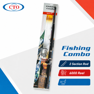 CTO Affidabile Set Canna da Pesca 1.8M 2Sec 6000 Reel per Barca e <span class=keywords><strong>Mare</strong></span>, Combo Canna e Mulinello per Famiglia - Product Image 1