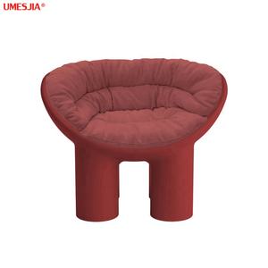 Sillón moderno de fibra de vidrio para sala de estar, sillón de salón de estilo italiano roly poly, cubierta con cojín de tela, juegos de mesa <span class=keywords><strong>siad</strong></span> - Product Image 5