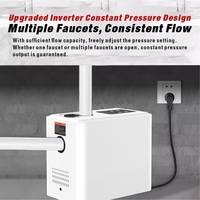 Pompa Booster Air Frekuensi Variabel Magnet Permanen 300W Pompa Tekanan Air Keran Rumah Tangga Senyap Tekanan Konstan 180-270V