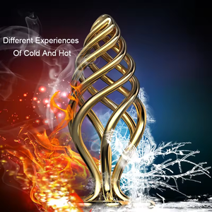 Bon prix de haute qualité creux spirale métal godemichet Anal jouets sexuels Anal globulaire produits pour adultes pour femmes et hommes Juguetes Sexuales - Product Image 6
