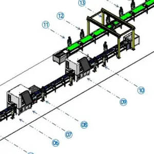 Linha de produção de baterias máquinas de montagem de íons de lítio que fazem equipamentos automáticos de células Lifepo4 de fabricação prismática