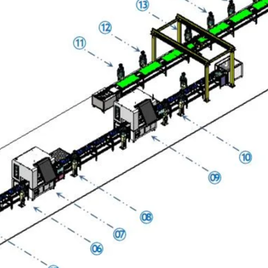 New Condition Semi Automatic Assembly Line