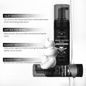 <span class=keywords><strong>Espuma</strong></span> de afeitar para hombre, producto de marca privada vegana, hidratante, suaviza la barba, <span class=keywords><strong>con</strong></span> tu logotipo - Product Image 3