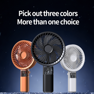 Hxtc88 Ventilateur portable pliable personnalisé haute vitesse d'été 4000mAh KC USB rechargeable, mini ventilateur de table personnel pliable à main - Product Image 2