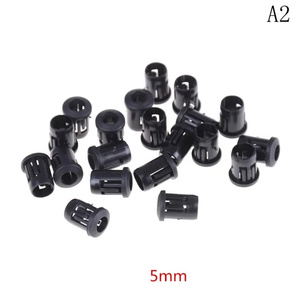 10 pièces/lot gros plastique noir 3mm/5mm/8mm lampe LED support <span class=keywords><strong>de</strong></span> Diode noir pince prise diode support clip <span class=keywords><strong>montage</strong></span> - Product Image 1